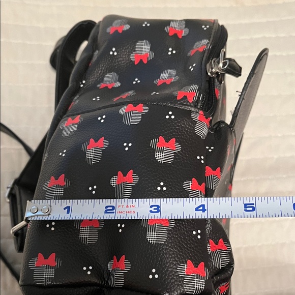 Disney Dani Danielle Nicole Black and Red Minnie Mouse Backpack Purse Adjustable main image 8
